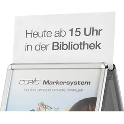 Magnetoplan, Informationsschild, Aufsatzschild A1 für Kundenstopper