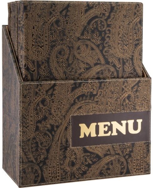 Securit Design Menukort   A4   Paisley   10 Stk.