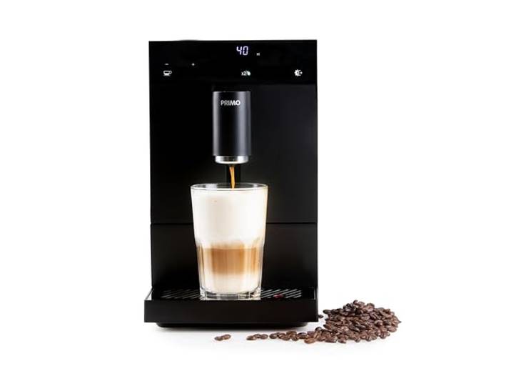 PRIMO PR600K Machine à expresso automatique - Machine à café avec broyeur - Noir