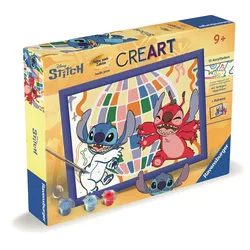 Ravensburger CreArt - Malen nach Zahlen 25989 - Disney Stitch & Leroy - ab 9 Jahren