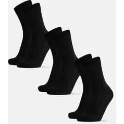 BAMBOO CREW SOCKEN - 3-Pack - Schwarz - 39-42