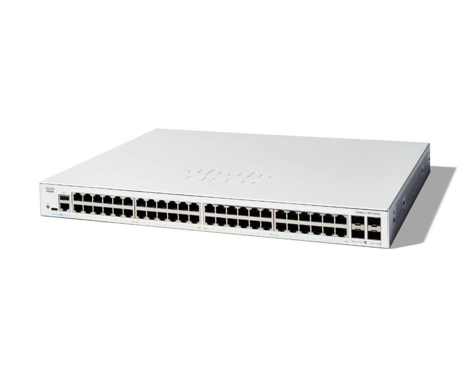 Cisco Catalyst 1300-48T-4G Switch 24x 1GbE + 4x 1GbE SFP L3 managed C1300-48T-4G