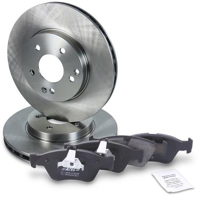 Atec Bremsscheibe+ Bremsbeläge Vorderachse Belüftet [Hersteller-Nr. 40575659] für Mercedes-Benz