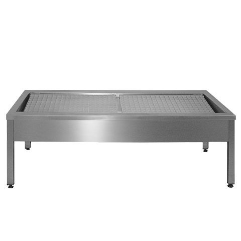 KWC Aquarotter GmbH KWC Aquarotter Stiefelreinigungsanlage, SIRIUS, Edelstahl, 2800x500x600 mm, 2000103204 2000103204