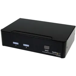 StarTech 2 Port USB HDMI KVM Switch, KVM Switch, Schwarz