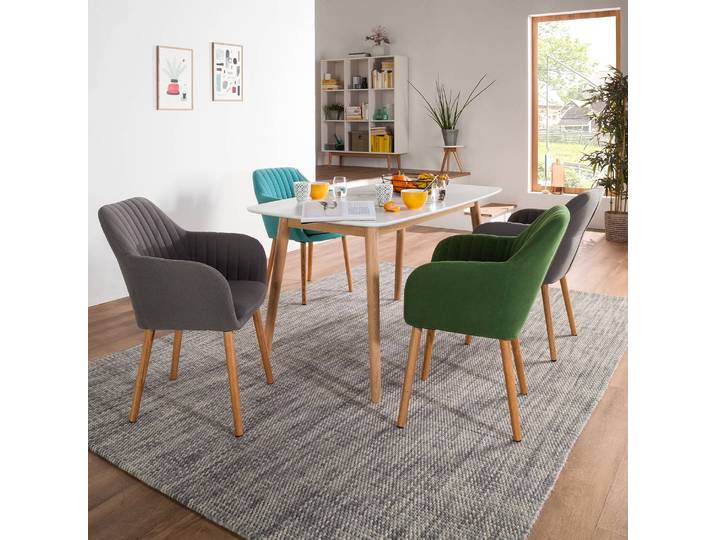 Esstisch Bjelland 150 x 80cm Weiß/Weiß