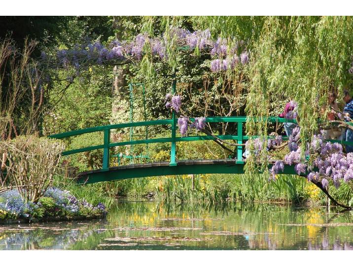 Fototapete PAPERMOON Giverney - Monets Garten. , bunt, B:1,5m L:1,11m, Vlies, Tapeten, Fototapete