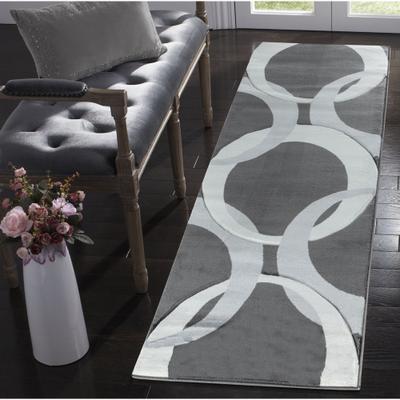 MDA Rugs Orelsi Ivory/Grey Polyester Area Rug
