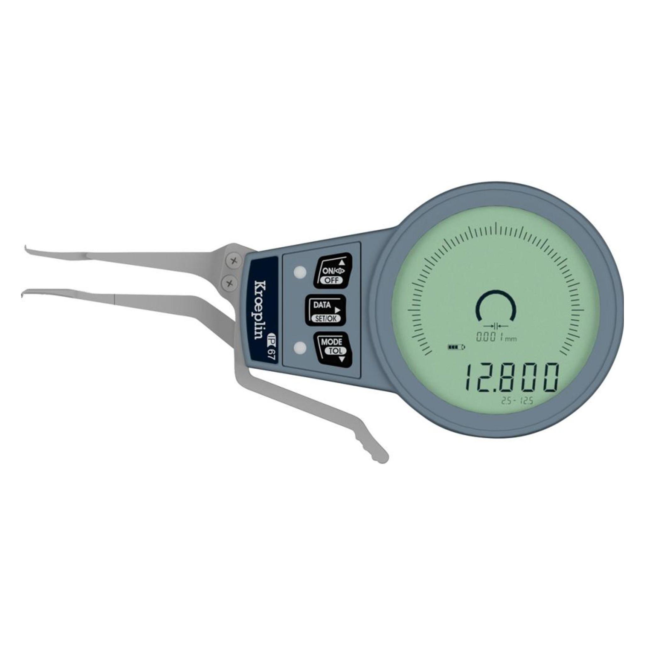 Kroeplin Innenschnelltaster 2,5 bis 12,5mm (4053569817134)