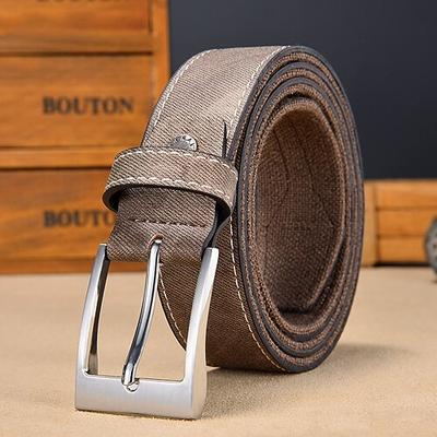 Herren Gürtel Segeltuch Legierung Vintage Langlebig Verstellbar Einfach Blau Braun Outdoor Täglich Taillengürtel