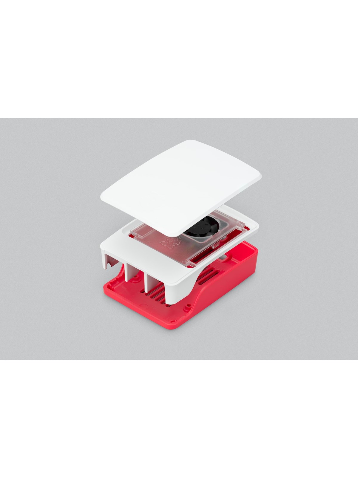 Raspberry Pi 5 Case - Red/White - Gehäuse - Raspberry Pi - Weiß