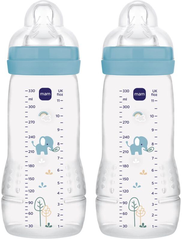 MAM Easy Active™ Baby Bottle gourde pour enfant 4m+ Blue 2x330 ml