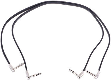 Ernie Ball "BK Flat Ribbon TRS Patch 24"" Schwarz