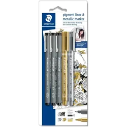 Staedtler, Schreibstifte, Feinschreiber (5x)