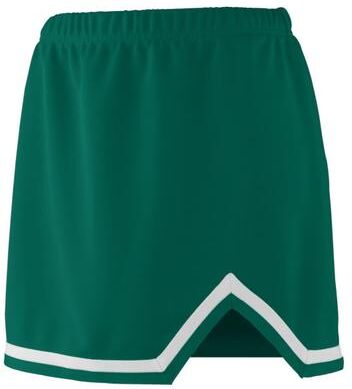 Augusta Sportswear 9126 Athletic Girls Energy Skirt in Dark Green/White size Large   Polyester