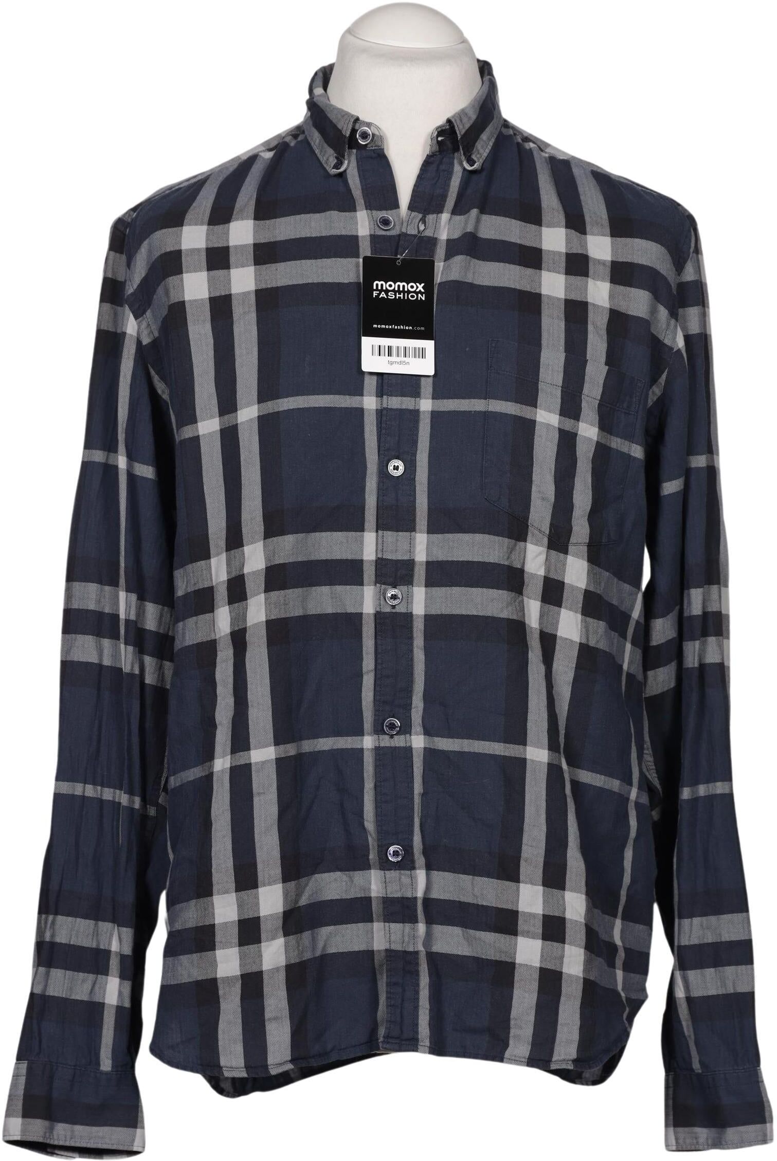 Burberry Herren Hemd, Mehrfarbig, Gr. XL, Baumwolle - Second Hand