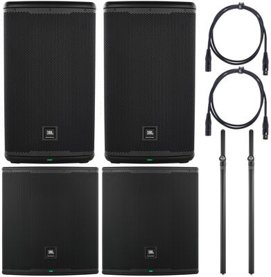 JBL EON 712 Power Bundle Noir