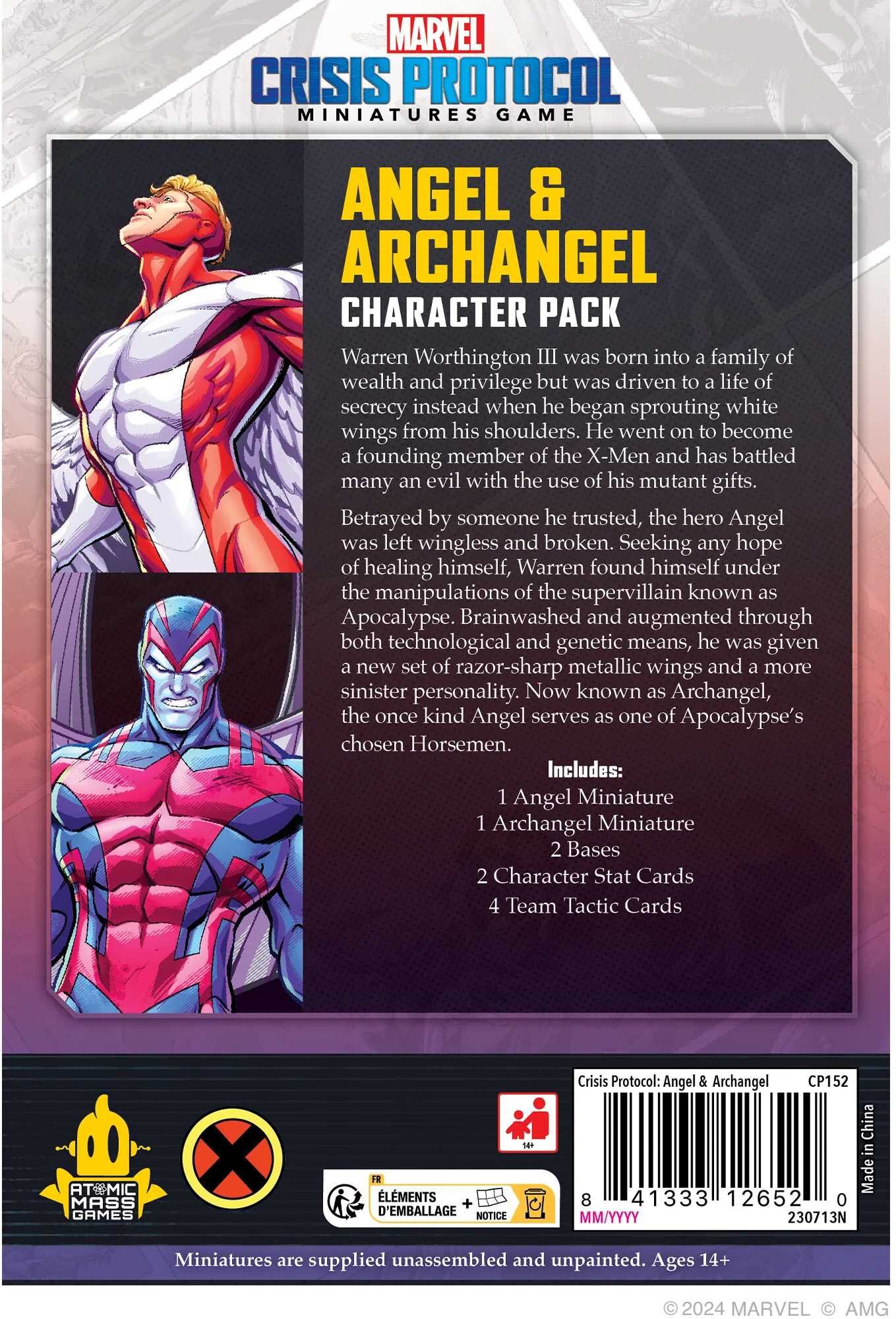 Marvel: Crisis Protocol – Angel ; Archangel Character Expansion by Atomic Mass Games