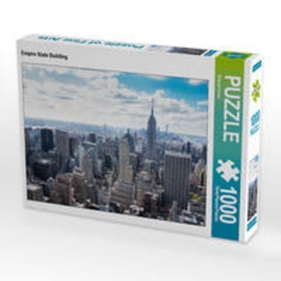 CALVENDO Puzzle Empire State Building 1000 Teile Lege-Größe 64 x 48 cm Foto-Puzzle Bild von Michael Ermel