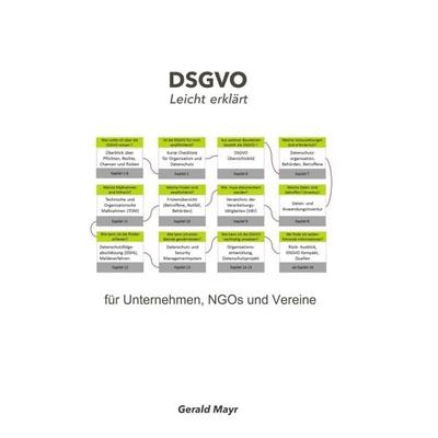 DSGVO leicht erklärt, Gebundene Ausgabe von Gerald Mayr, Buchschmiede, 978-3-99070-779-1