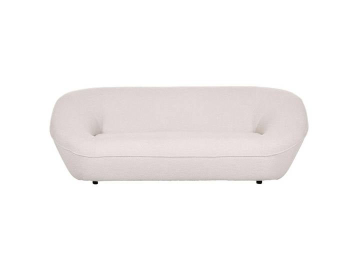 Carryhome 2-Sitzer-Sofa, Weiß, Kunststoff, 223x79x94 cm, Wohnzimmer, Sofas & Couches, Sofas, 2-Sitzer Sofas
