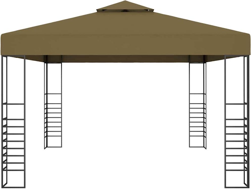 vidaXL Chapiteau 3x4 m Taupe 180 g/m²
