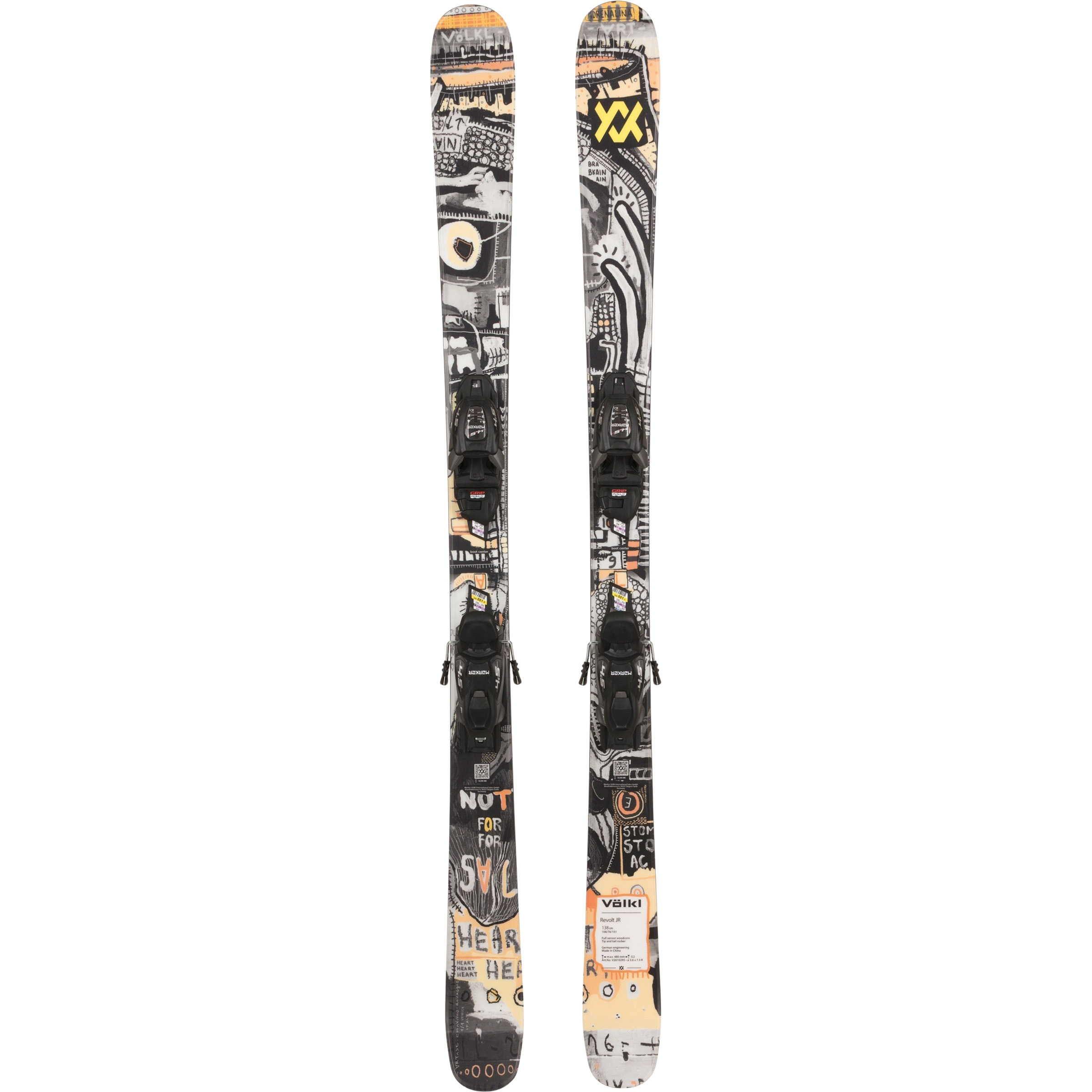 Völkl Revolt Park + 4.5 Vmot 86mm Freerideski 26/27 Kinder Ski Größe 118 cm Skifahren