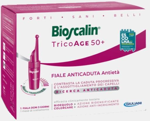 BIOSCALIN TRICOAGE 50+ AMPOLAS ANTIQUEDA REDENSIFICANTES 8un