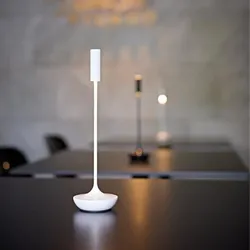 Sigor Akku-Tischleuchte Nucandle keramikweiß 1,6W 2700K IP54