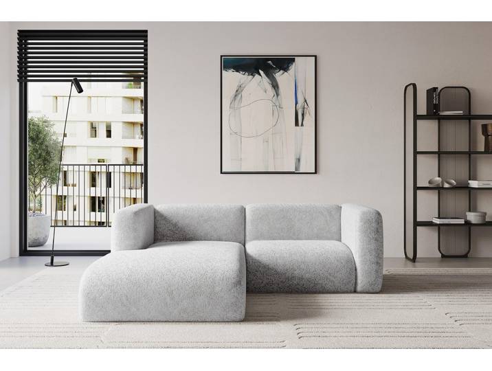 ALTDECOR Ecksofa - MIRA-L1 - 227x179x89 - Grau - Corner Sofa Eckcouch Couch L-Form, links/rechts angeordnet