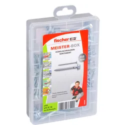 Fischer Meister-Box Dübelschrauben (112 Teile) - 553348