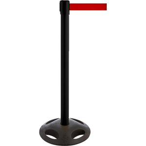 RS-GUIDESYSTEMS Personenleitsystem GLA 25, schwarz, aus Kunststoff, Gurt: 4m in rot, 2 Stück