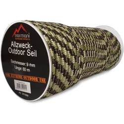 Normani, Seil, Allzweck-Outdoor-Seil 9 mm x 60 m Manning (60 m)