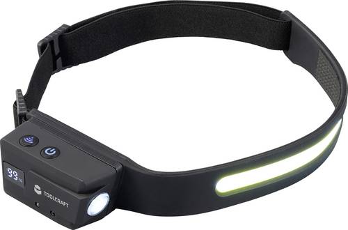 TOOLCRAFT COB LED Stirnlampe Li-Ionen Akkus 320lm 8h TO-10211664