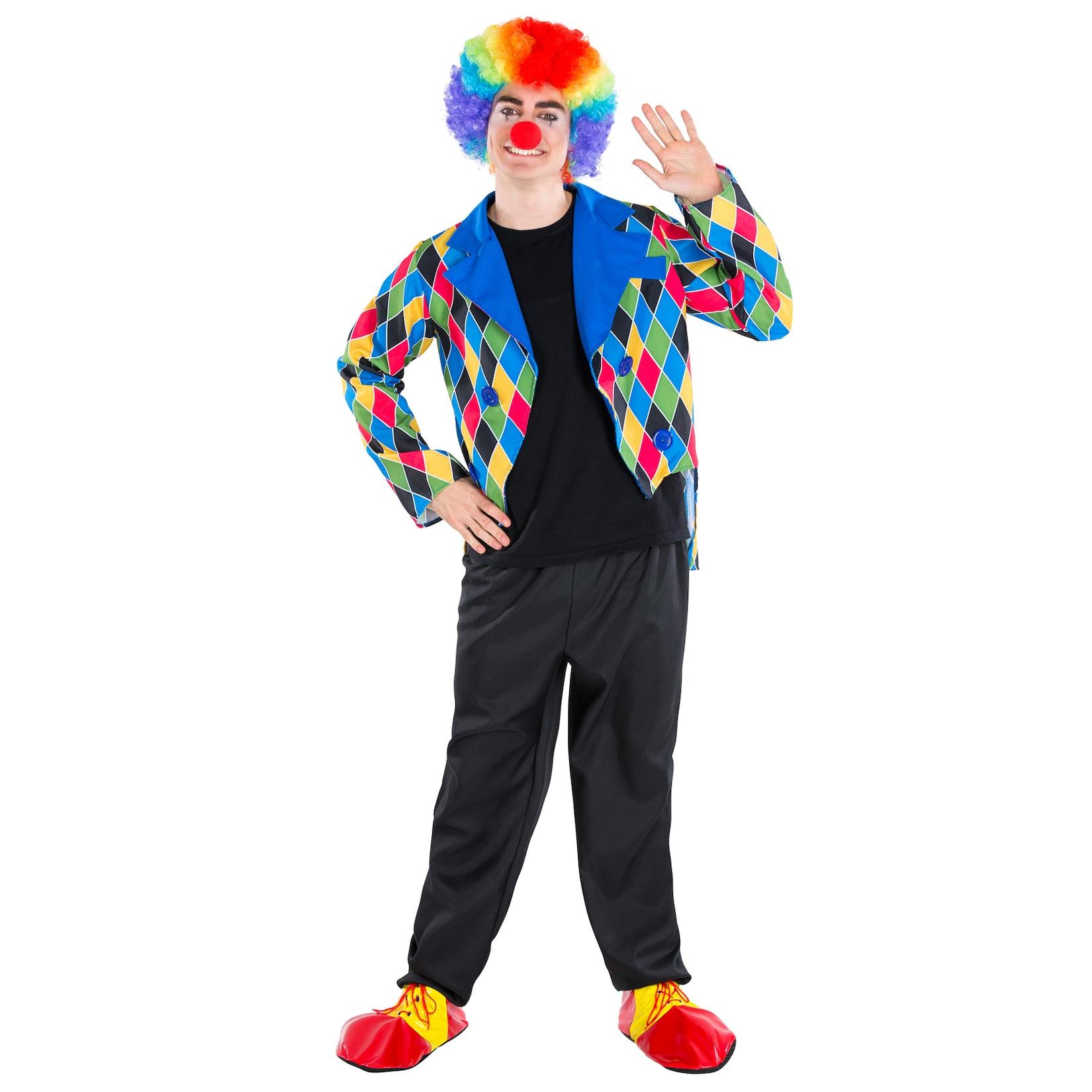 tectake® Herrenkostüm Clown Oleg