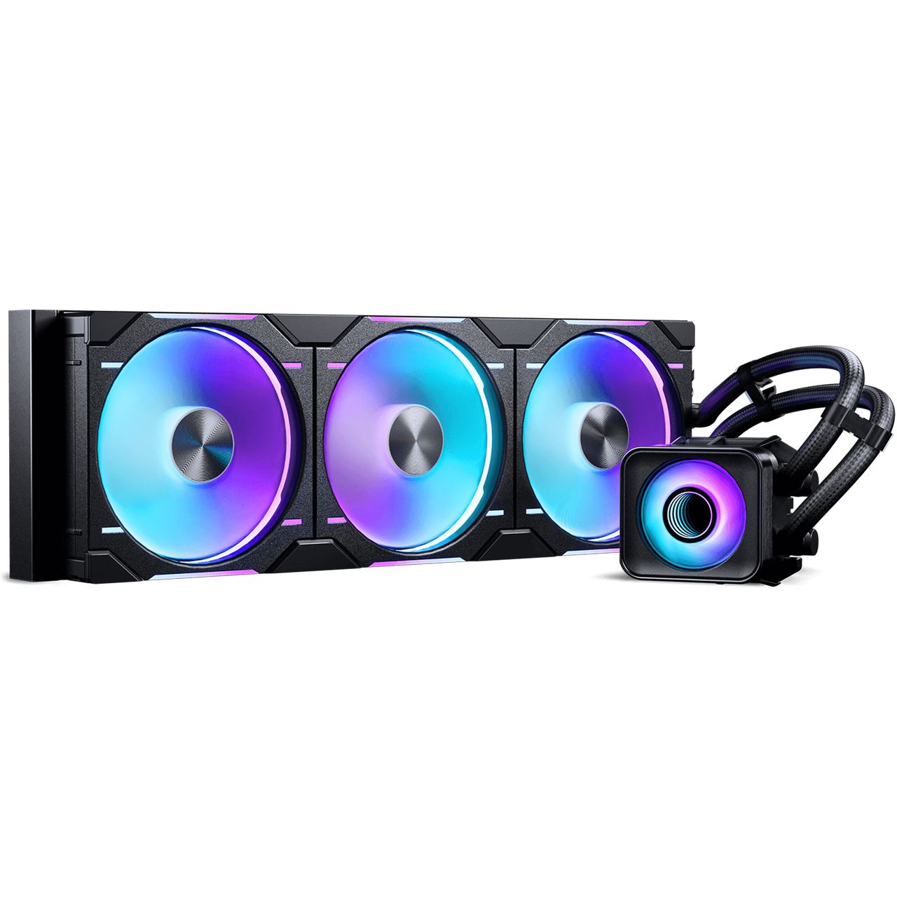 Phanteks Glacier One 420D30 X2 DRGB AiO Wasserkühlung - 420mm, schwarz