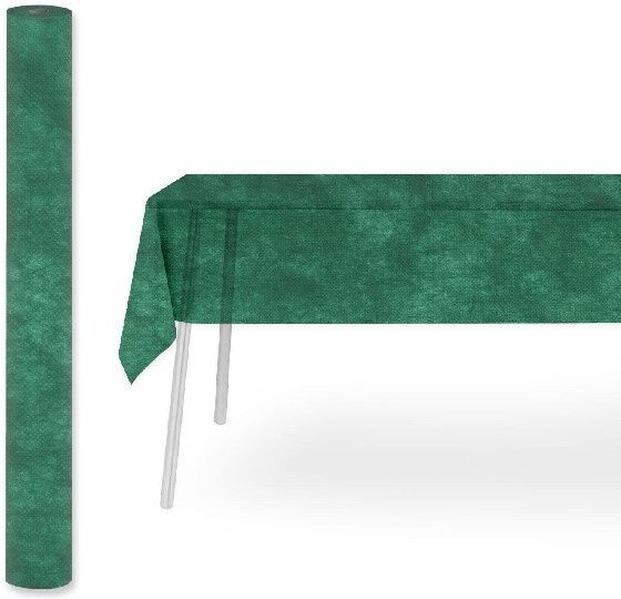 Pack Service Tovaglia Rotolo Airspun Verde 1,2x25 m 4 Pezzi