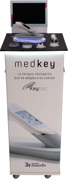 Carroça ecológica com acabamentos premium para dispositivos Medkey