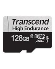 Transcend 128 GB microSD w/adapter U1 High Endurance Micro SD 128 GB (TS128GUSD350V)