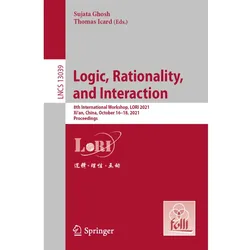 Logic, Rationality, and Interaction, Fachbücher