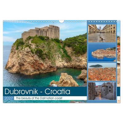 Dubrovnik - Croatia The beauty of the Dalmatian coast (Wall Calendar 2027 DIN A3 landscape), CALVENDO 12 Month Wall Calendar