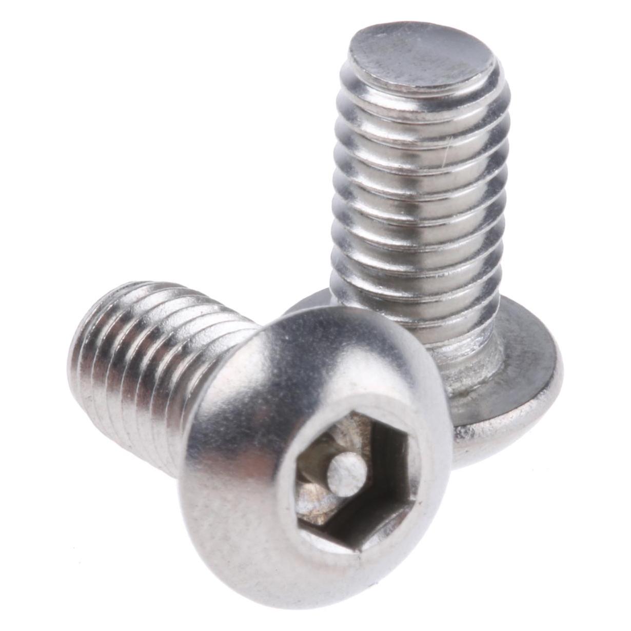 RS PRO Schrauben Ribe-CS A2 M6x12mm (6212849)