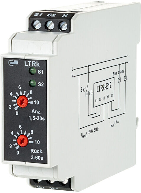 BTR NETCOM Relais minuterie ventilateur LTRk-E12 230AC II ; Metz Connect (1102830530)