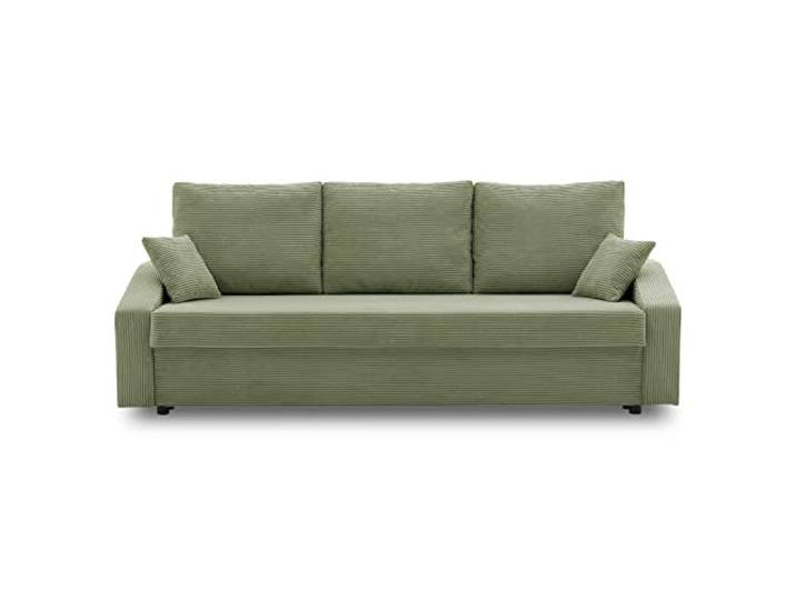 Couch Dorma mit schlaffunktion, einfacher Aufbau, modernes Design, polstermöbel. Schlafcouch zum Wohnzimmer. Widerstandsfähiges, Minimalistisches Design (POSO 047)
