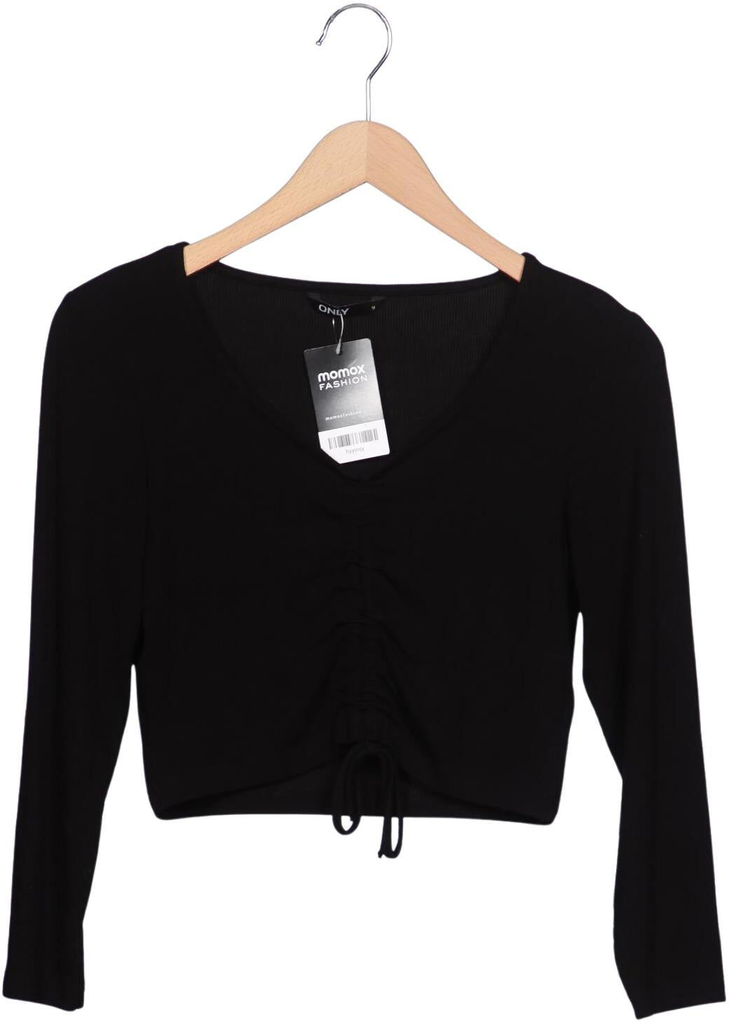 Only Damen Langarmshirt, Schwarz, Gr. M, Elasthan / Viskose - Second Hand