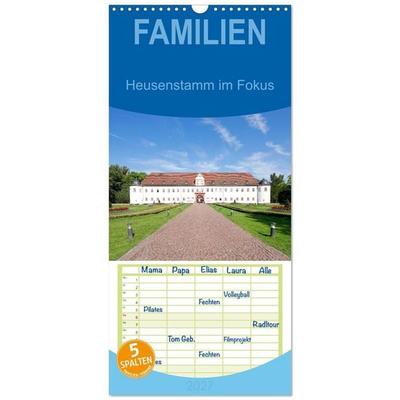 Familienplaner 2027 - Heusenstamm im Fokus mit 5 Spalten (Wandkalender, 21 x 45 cm) CALVENDO