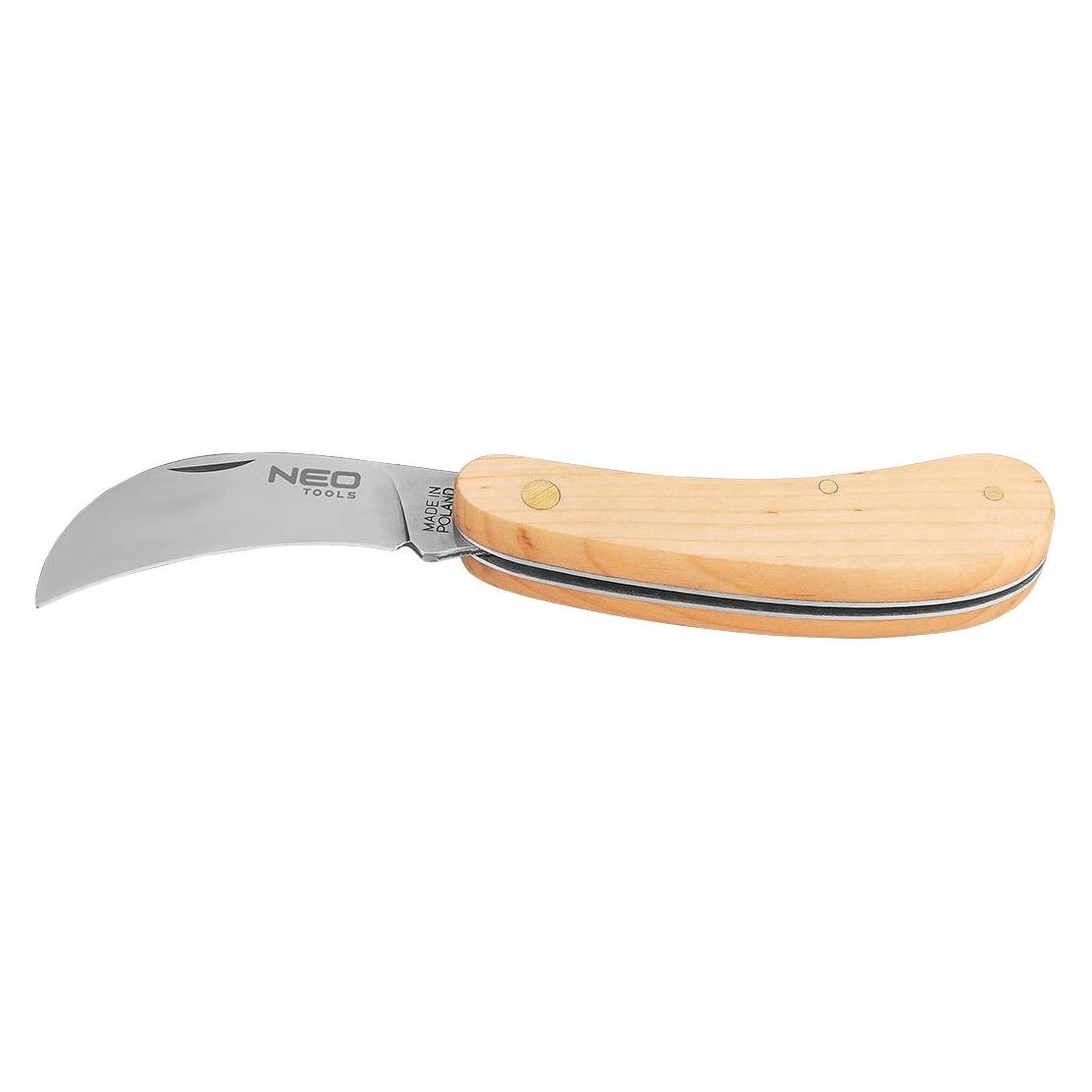 Neo Topex Nóż Monter.Sierpak Drew.Rączka (8 cm) (63-016)