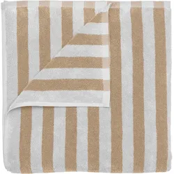 Arto Handtuch 70 x 140 cm, gestreift, sandfarben
