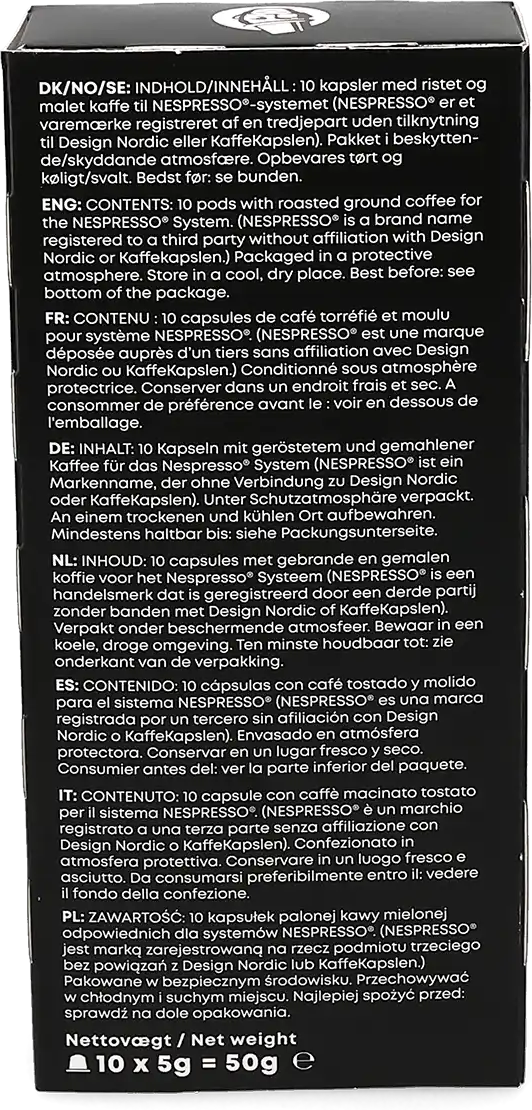 Kaffekapslen   Mild - Alledaagse koffie - 10 capsules voor Nespresso®