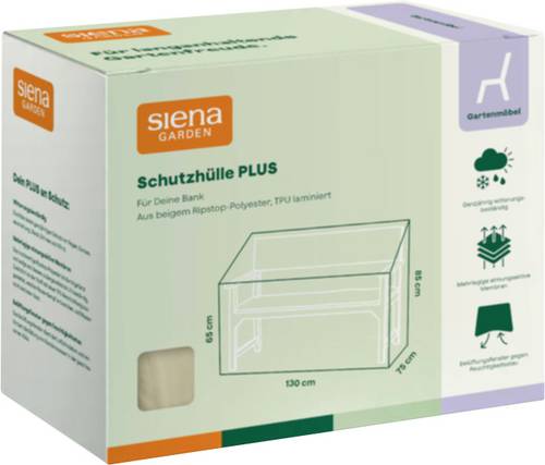 Siena Garden Bankhülle 130x75xH65/85cm W33925 Hülle